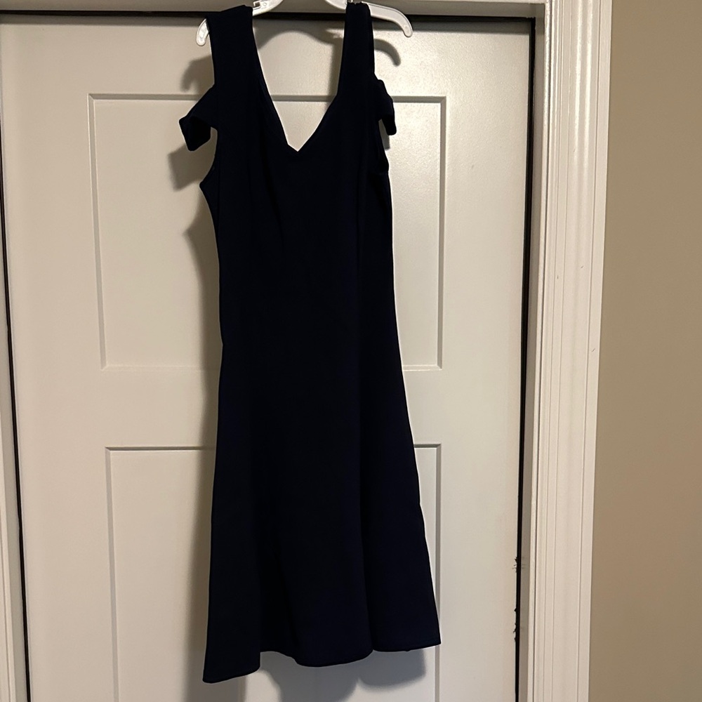 Elegant Navy Sleeveless Dress